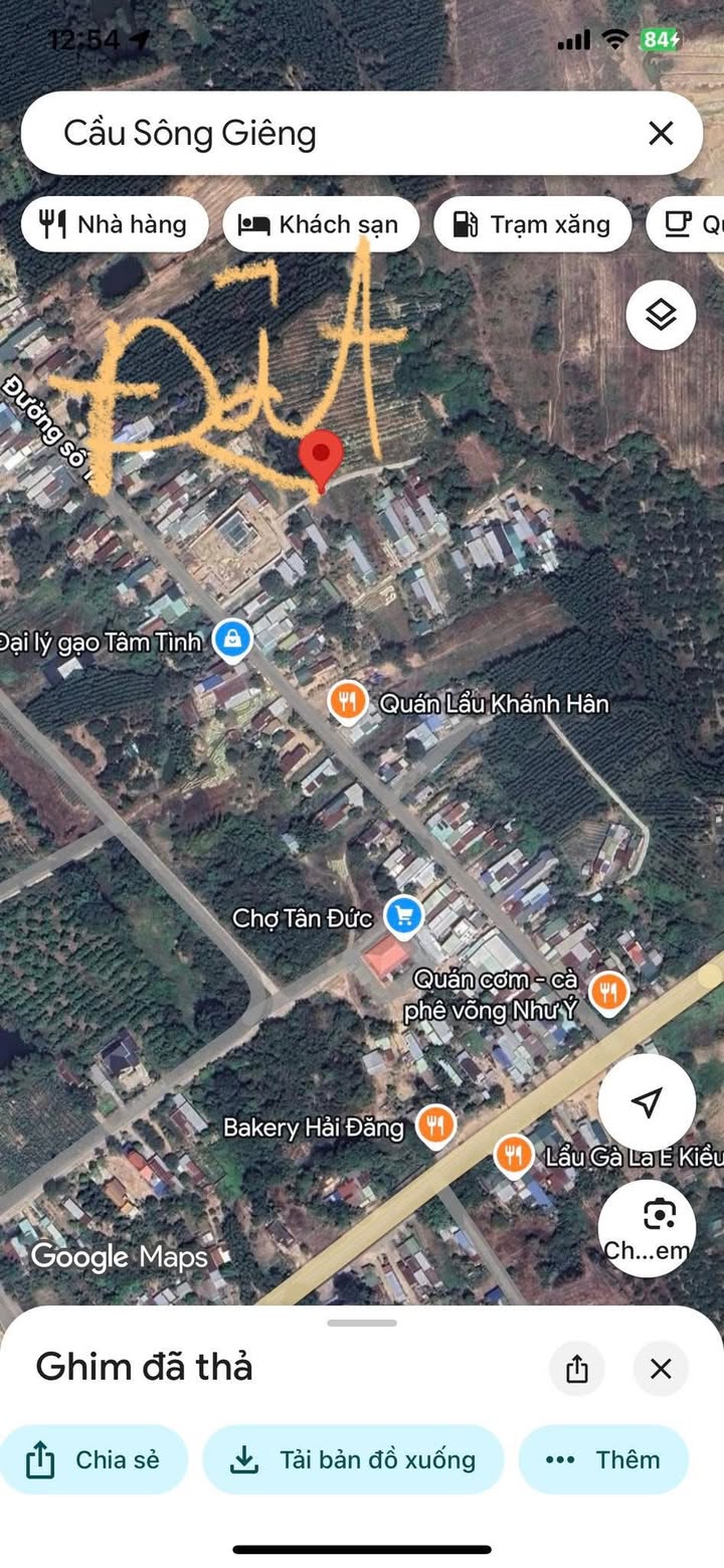 Đất nền Tân Đức Bình Thuận 170m² Thỏa thuận - Sổ đỏ chính chủ