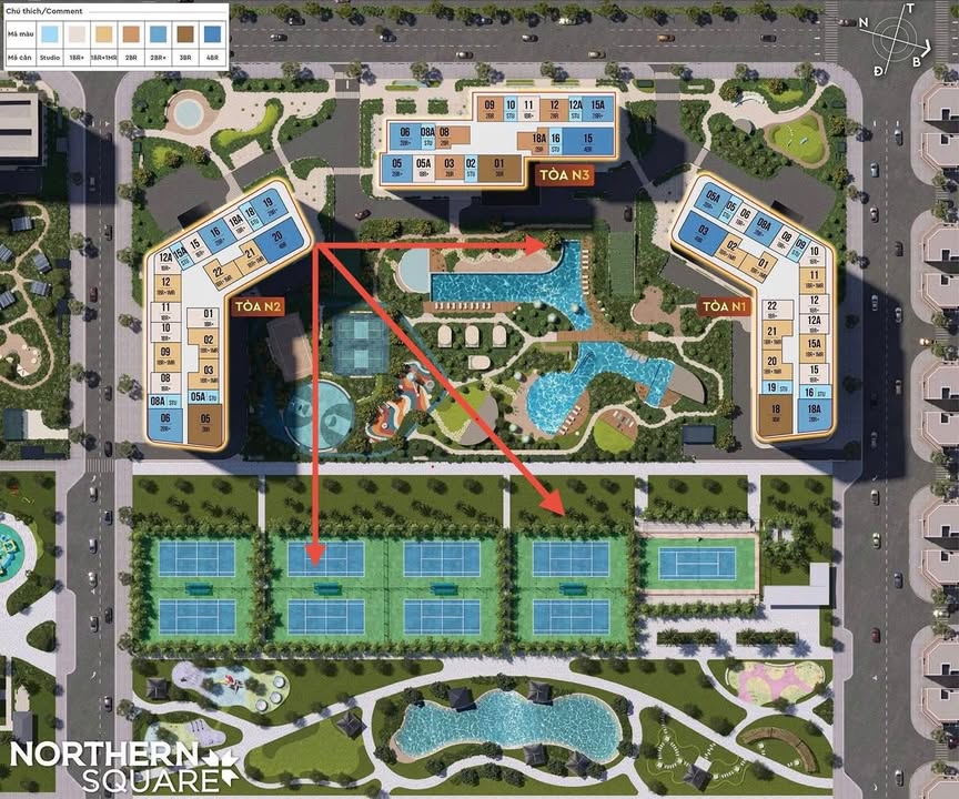 Căn hộ Vinhomes Ocean Park Gia Lâm 116m² - View đẹp