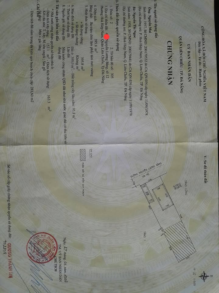 Đất nền Đà Nẵng Nguyễn Lương Bằng 400m² 16,5 tỷ – Hạ tầng hoàn thiện