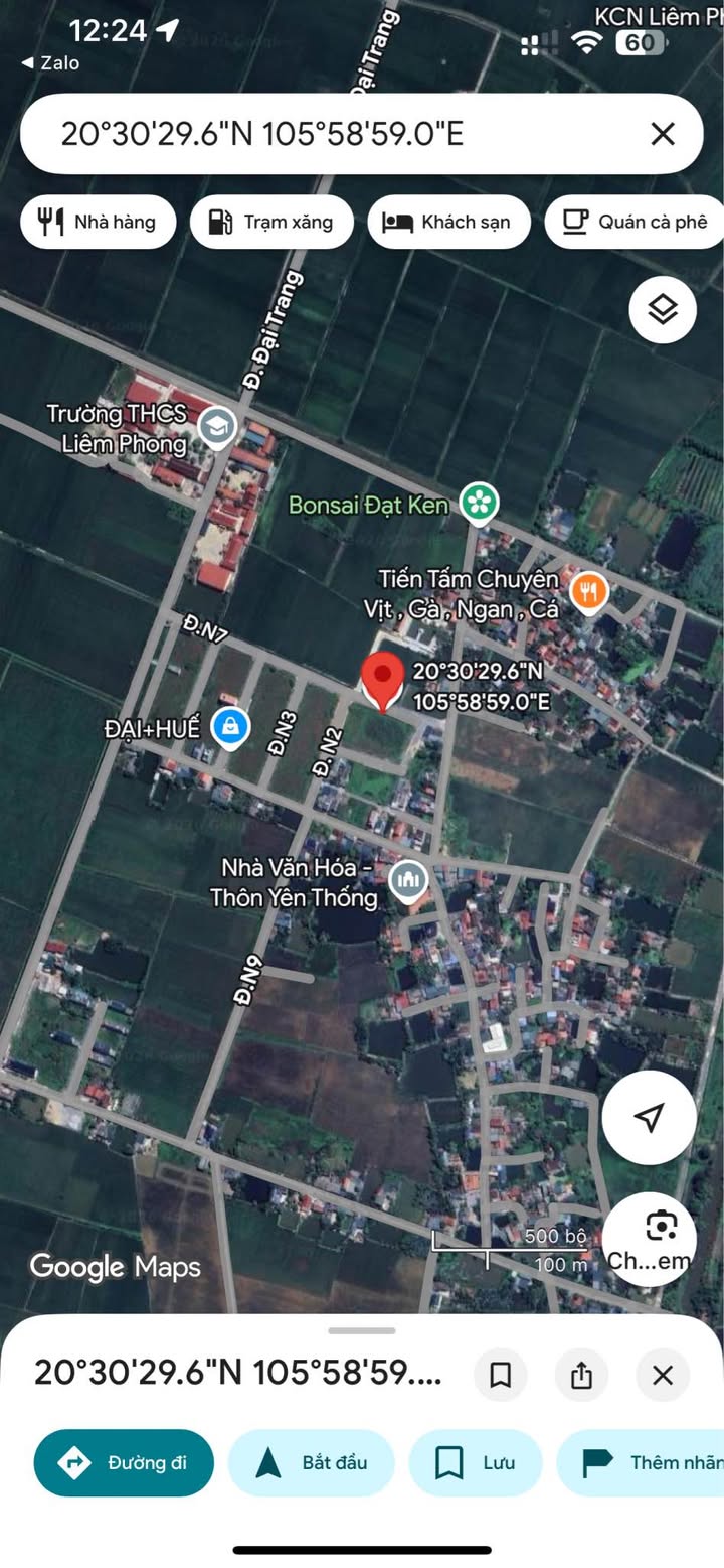 Đất Liêm Phong Hà Nam 100m² 1.9 tỷ - Sổ đỏ chính chủ