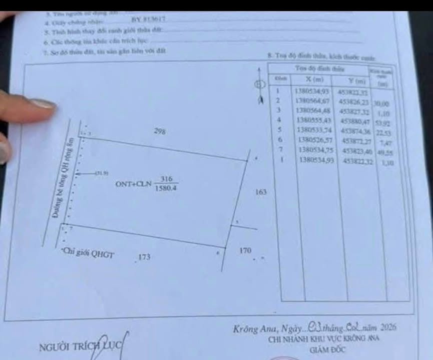 Đất nền TL10 Buôn Hồ 1.590m² 89.04 tỷ - Sổ đỏ chính chủ