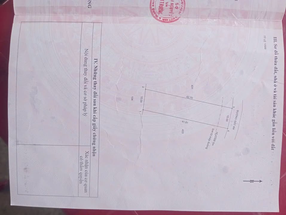 Đất nền Lai Uyên 420m² giá 1.05 tỷ - Sổ đỏ chính chủ