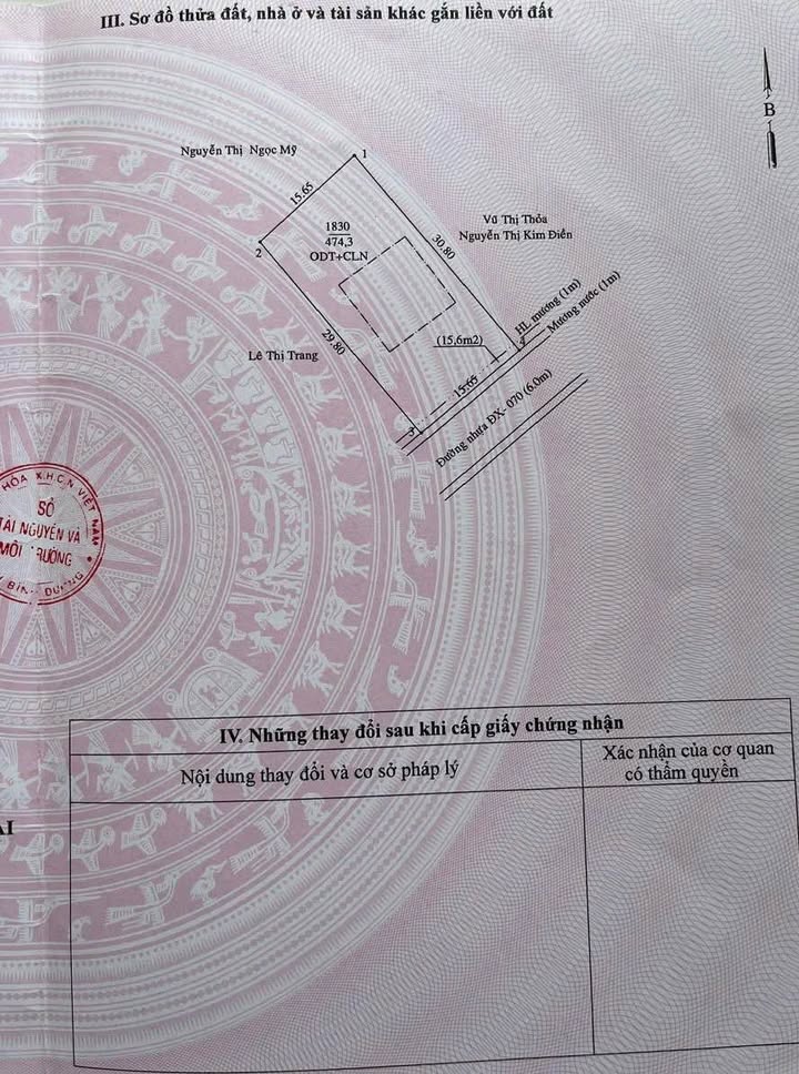 Đất nền DX070 Thủ Dầu Một 476m² - Sổ đỏ chính chủ
