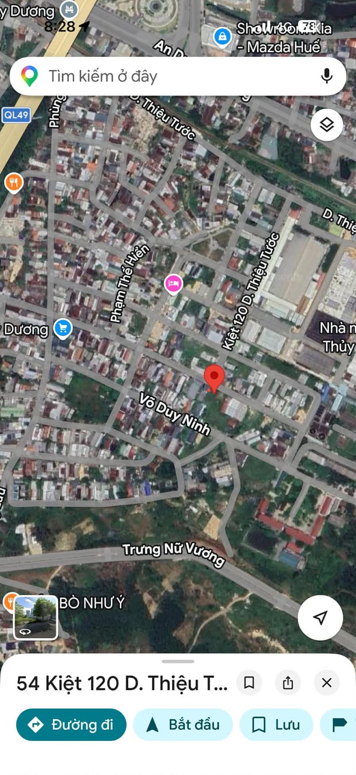 Đất nền Thôn 1 Huế 306m² 765 triệu - Sổ đỏ chính chủ