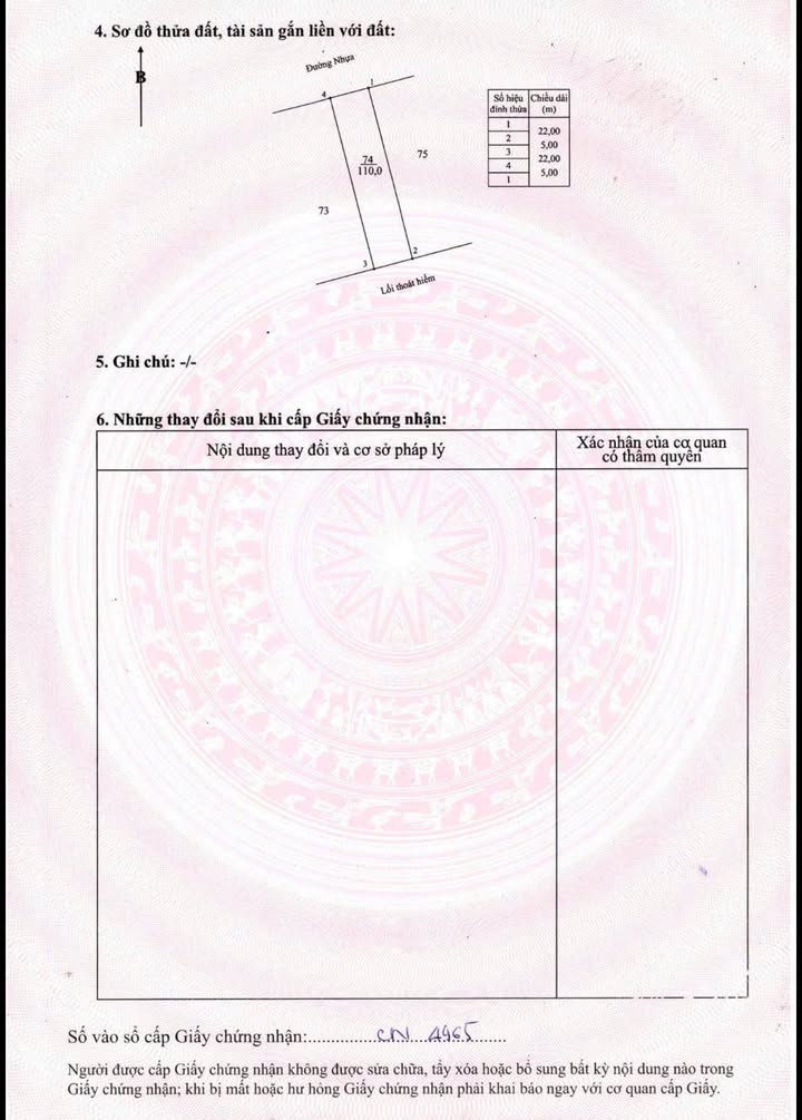 Đất Lan Anh 1 Hòa Long 110m² 2.45 tỷ - Sổ đỏ chính chủ