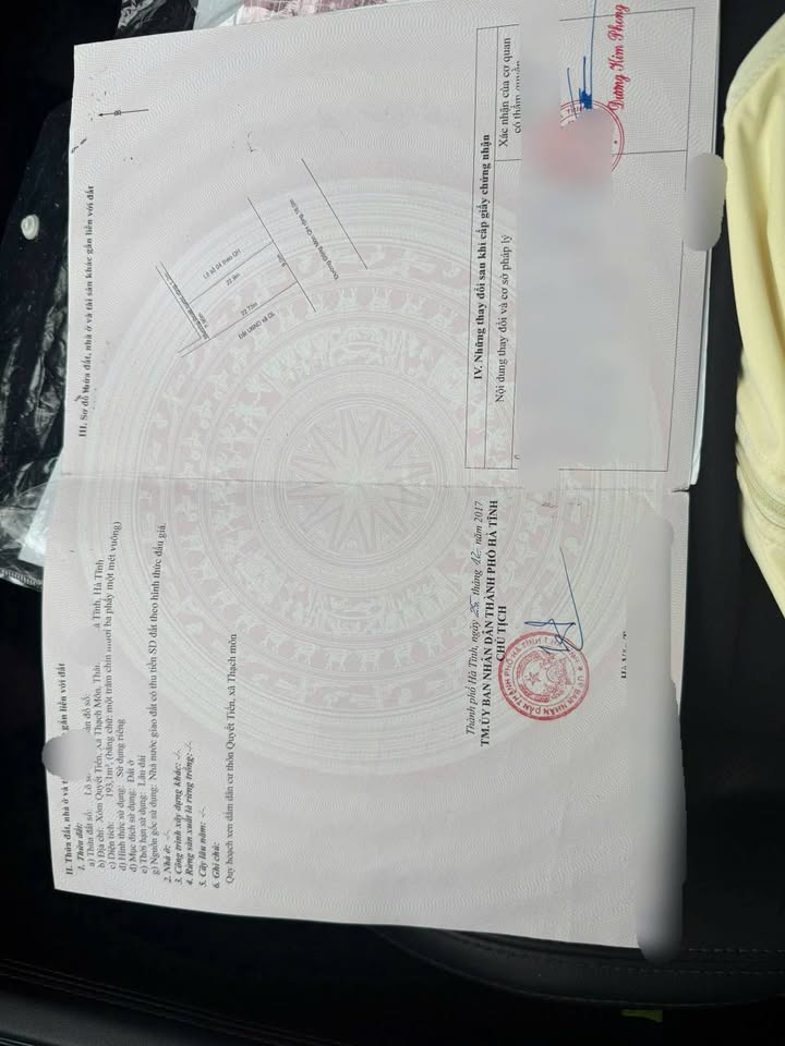 Đất nền Đồng Môn Hà Tĩnh 193m² 3.2 tỷ - Đường to ô tô