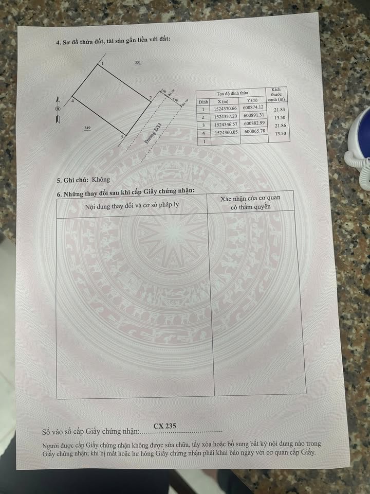 Đất Nhơn Phú Quy Nhơn 295m² 6.1 tỷ - Sổ đỏ chính chủ