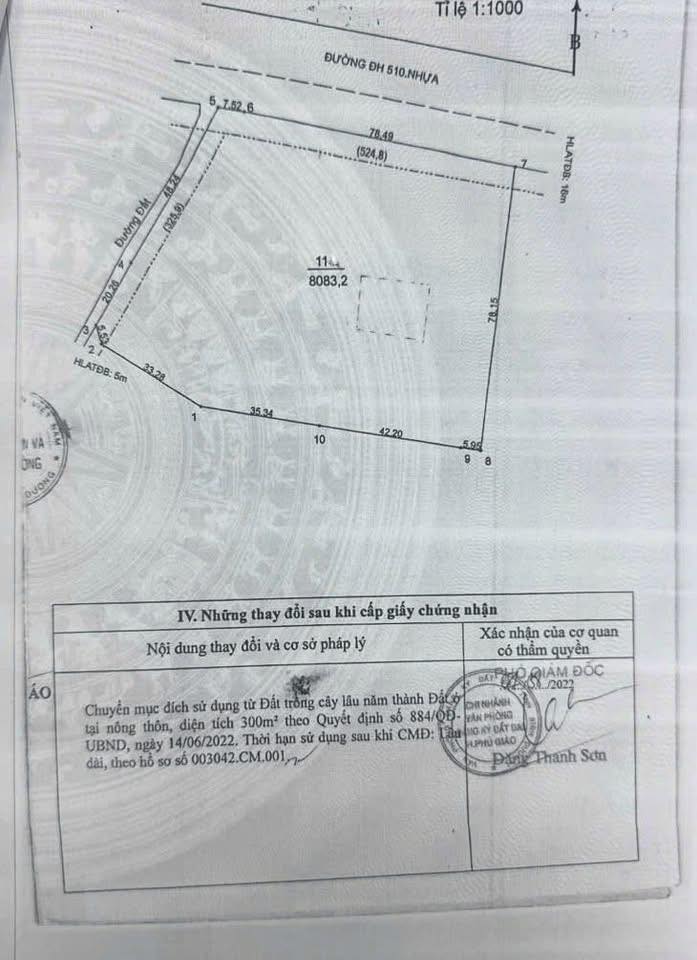 Đất nền An Long 300m² giá 8 tỷ - Sổ đỏ chính chủ