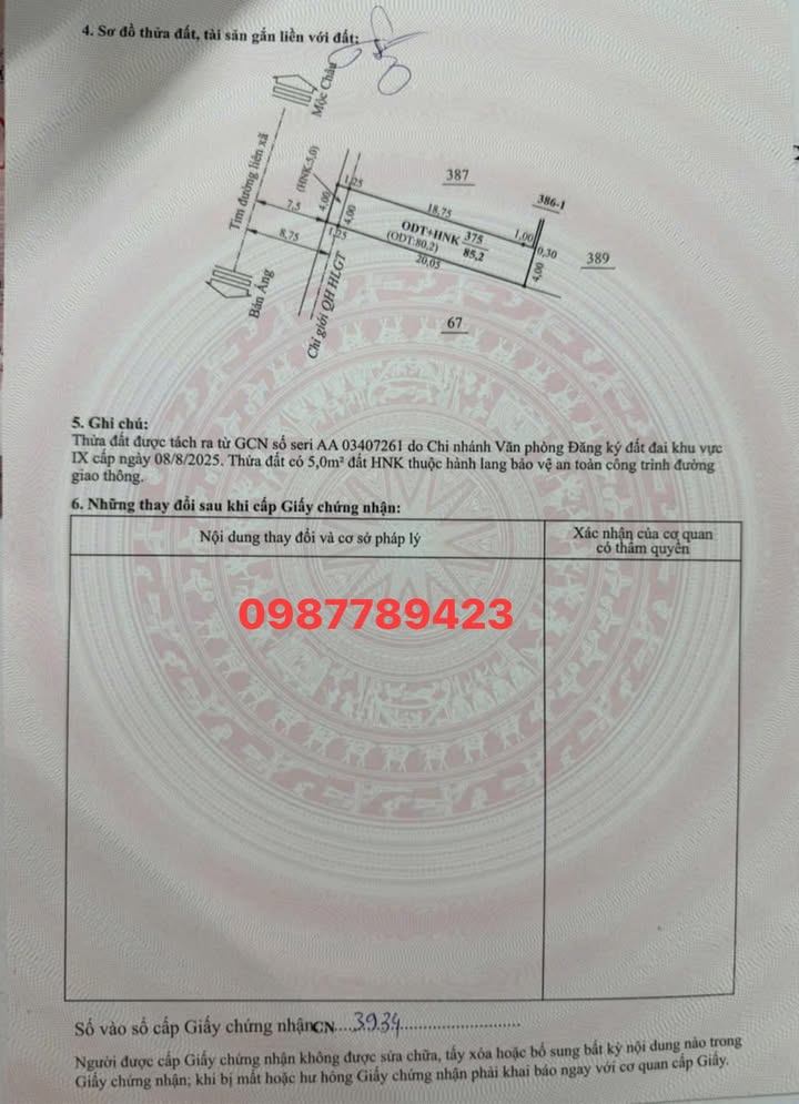 Đất nền Đông Sang 231m² - Sổ hồng chính chủ xây dựng tự do