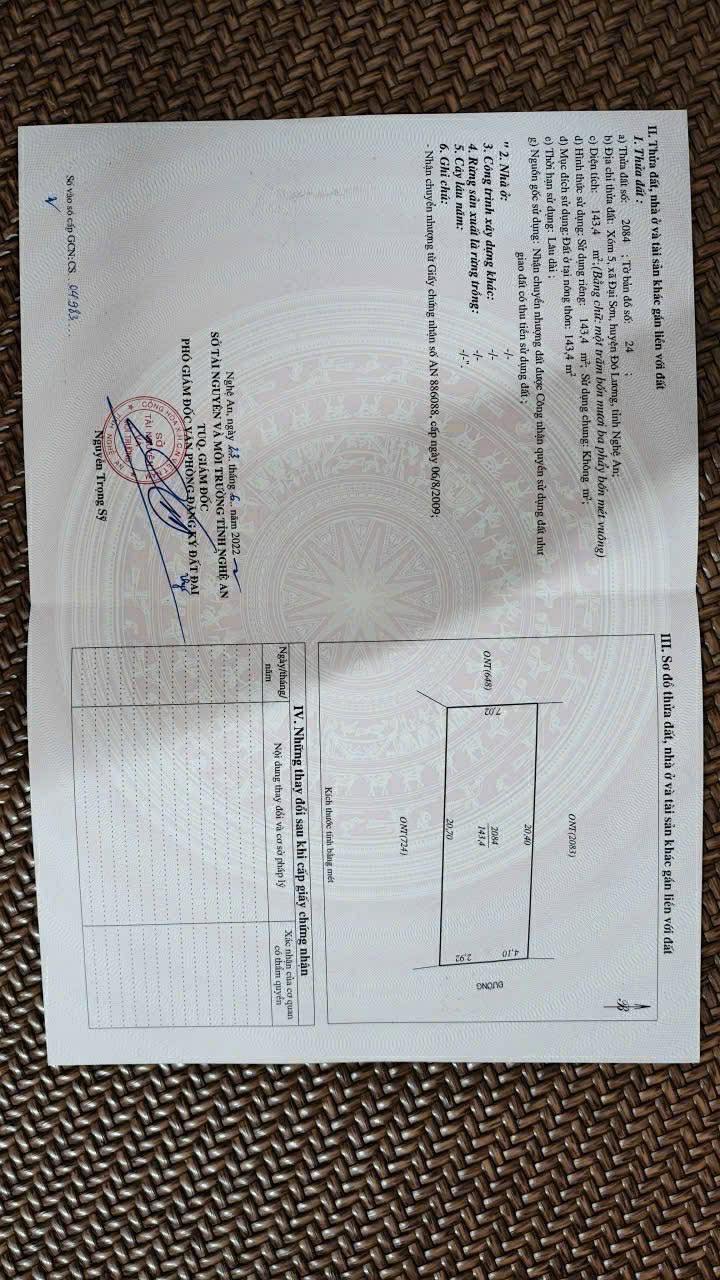 Đất nền Khánh Sơn 143m² 600 triệu - Sổ đỏ chính chủ