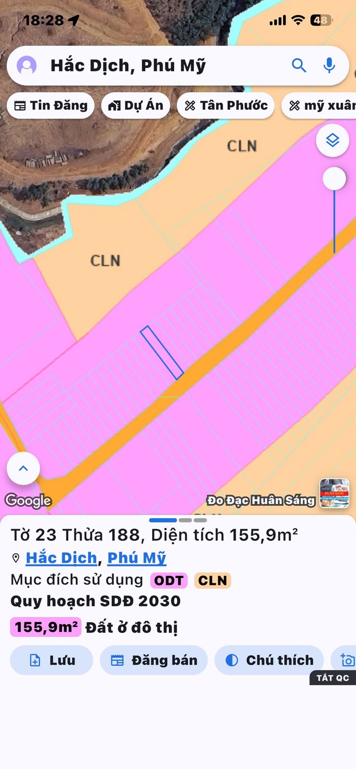 Đất Hắc Dịch Phú Mỹ 70m² 800-899 triệu - Sổ đỏ chính chủ