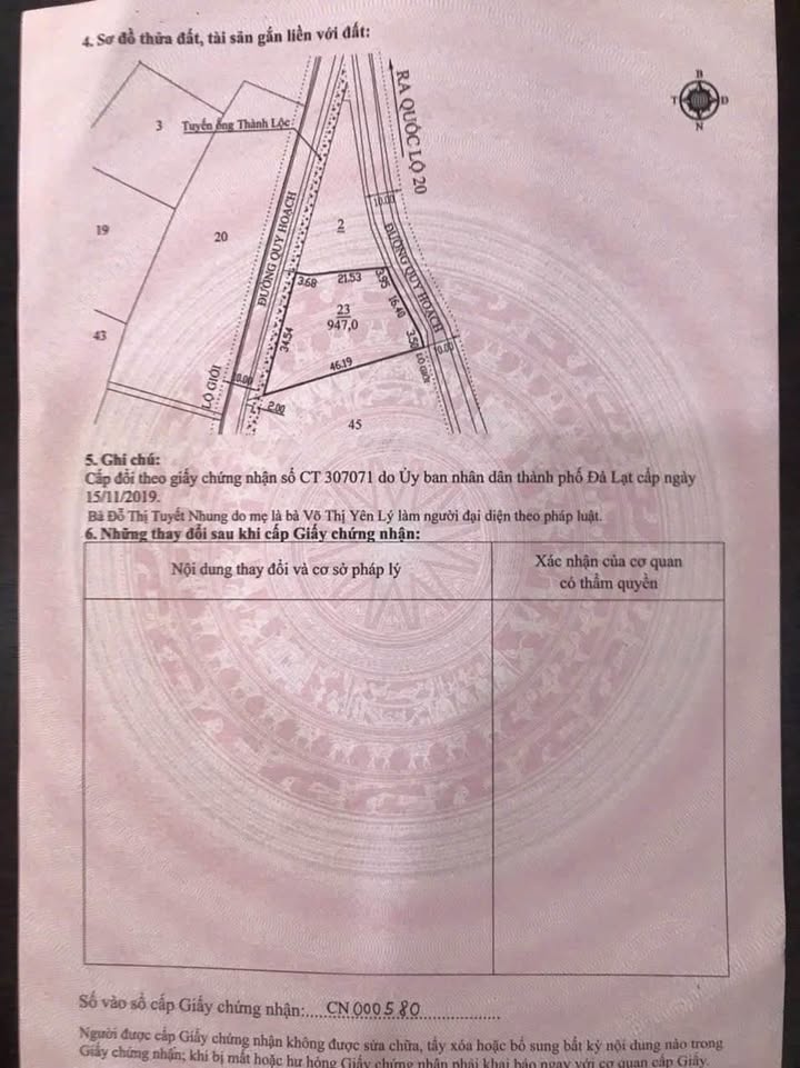 Đất Xuân Thới Thượng Hóc Môn 947m² 6 tỷ - Đường to ô tô