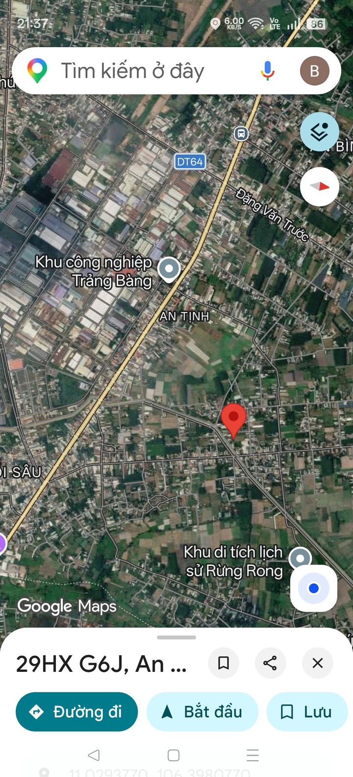 Đất nền An Tịnh Trảng Bàng 400m² 750 triệu - Xây dựng tự do