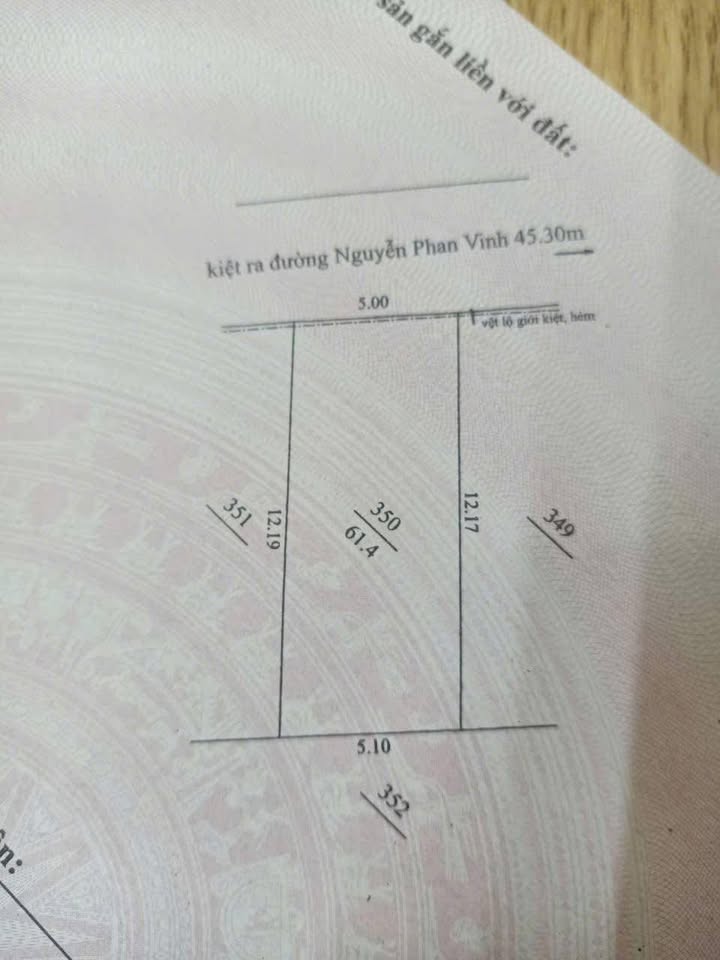 Đất nền Nguyễn Phan Vinh Sơn Trà 62m² 5 tỷ - Sổ đỏ chính chủ