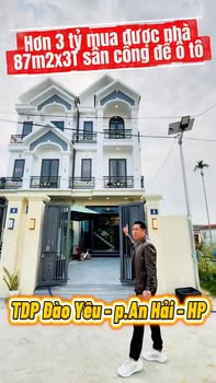 Nhà riêng Đào Yêu An Biên 87m² hơn 3 tỷ - Ô tô vào nhà