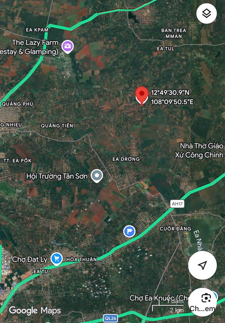 Farm Cuor Đăng 3,5ha 350 triệu/sào - Đường ô tô