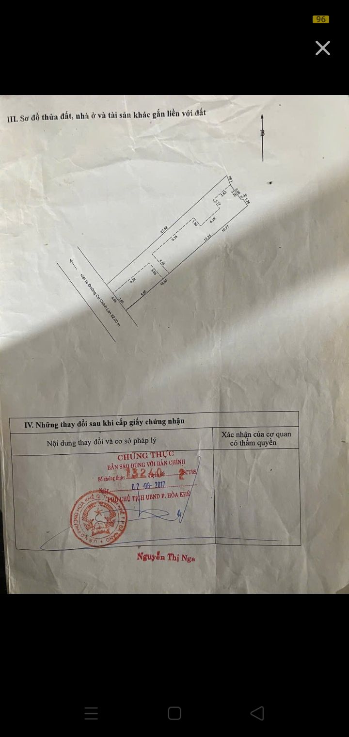 Đất Cù Chính Lan Thanh Khê 157m² 7.5 tỷ – Sổ đỏ chính chủ