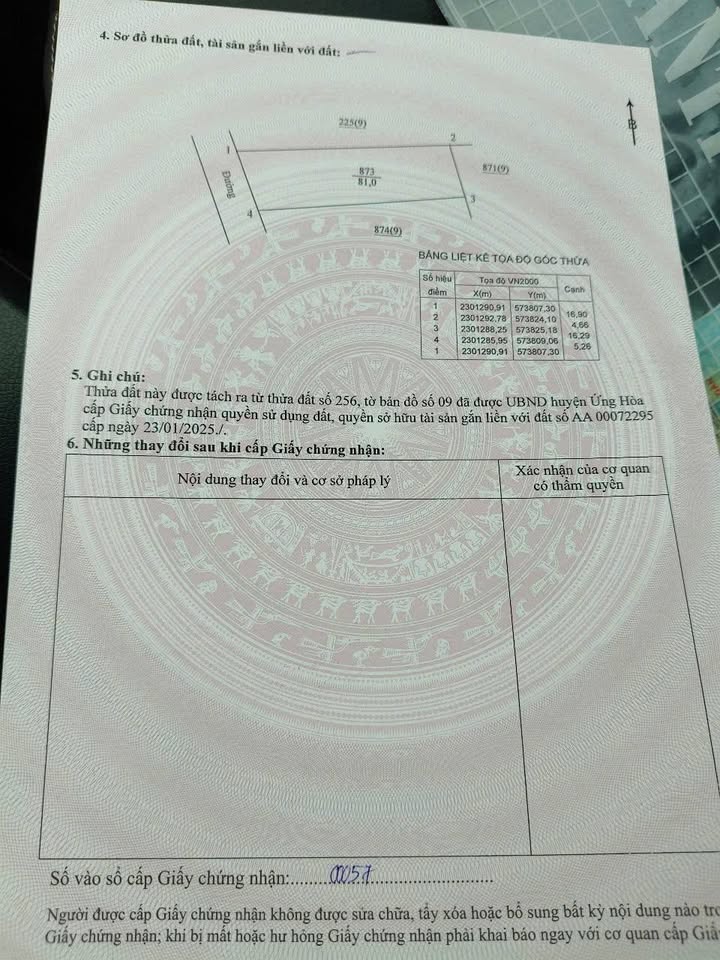 Đất nền Hoa Viên 81m² giá thỏa thuận - Sổ đỏ chính chủ