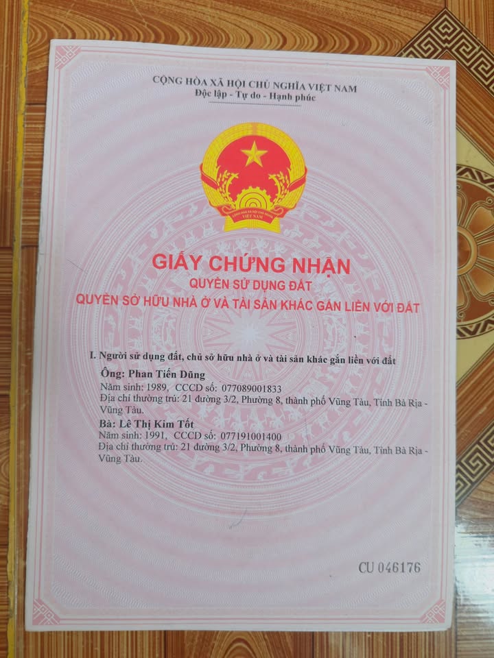 Đất nền Long Hải 135m² 3 tỷ - Sổ đỏ chính chủ sát biển