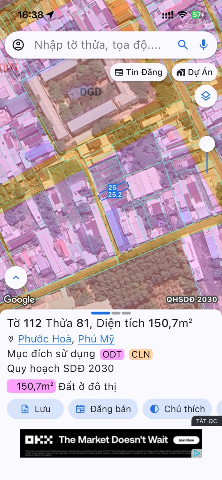 Đất nền Phước Hòa Phú Mỹ 120m² - Sổ đỏ chính chủ