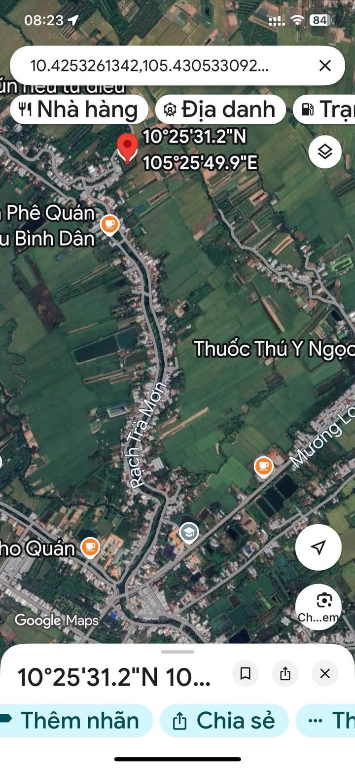 Đất nền Mỹ Hòa Long Xuyên 5.100m² 2 tỷ - Sổ đỏ chính chủ