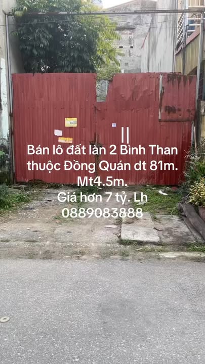 Đất nền Võ Cường 81m² 7-7.99 tỷ - Sổ đỏ chính chủ