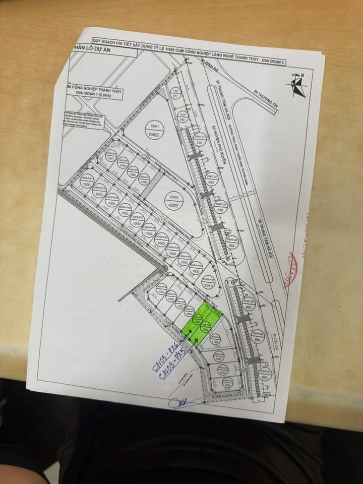 Đất xưởng Cụm CN Thanh Thùy 2000m² 10tr/m² - Đường to ô tô