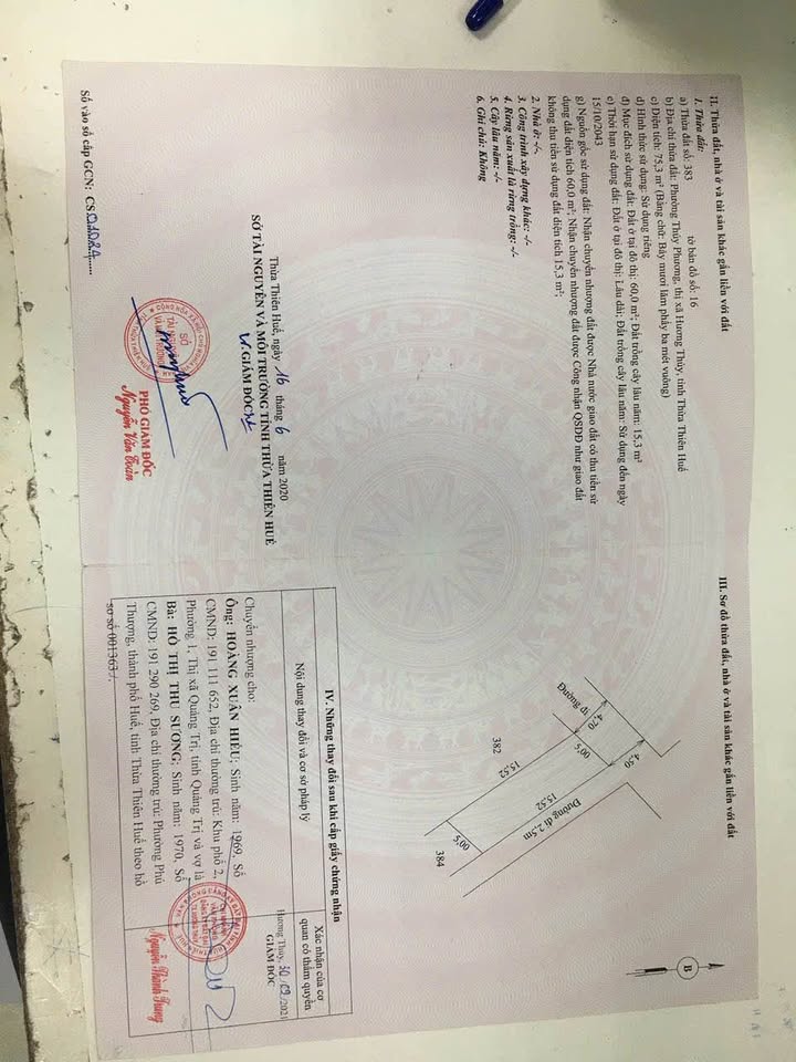 Đất nền Kiệt Ô Tô Nguyễn Tất Thành Huế 75m² 1.x tỷ - Sổ đỏ chính chủ