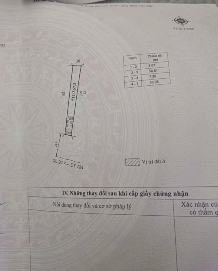 Đất Phú Hội TL724 314m² 350tr/m - Sổ đỏ chính chủ