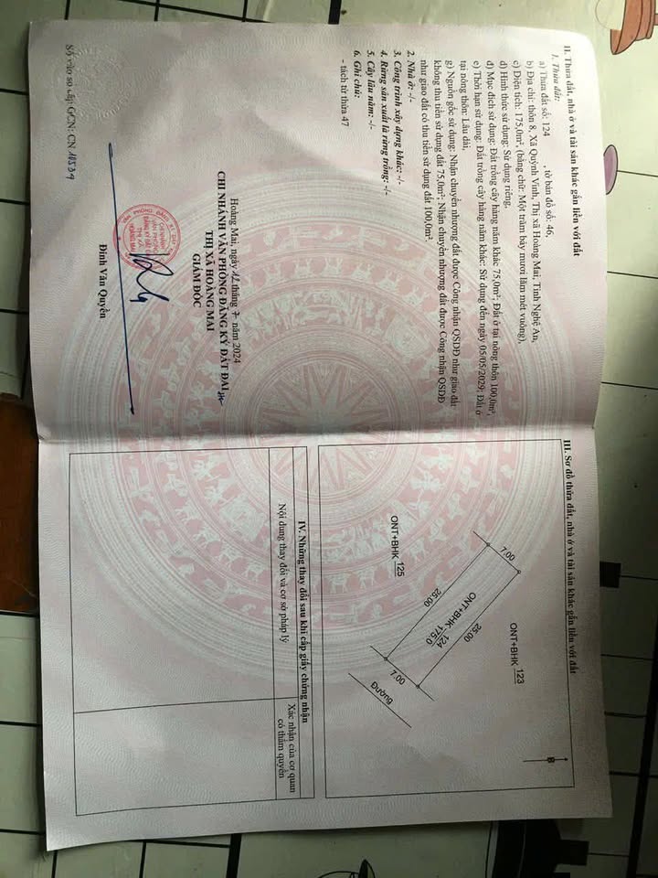 Đất nền Quỳnh Thiện Hoàng Mai 175m² 0.65 tỷ - Sổ đỏ chính chủ