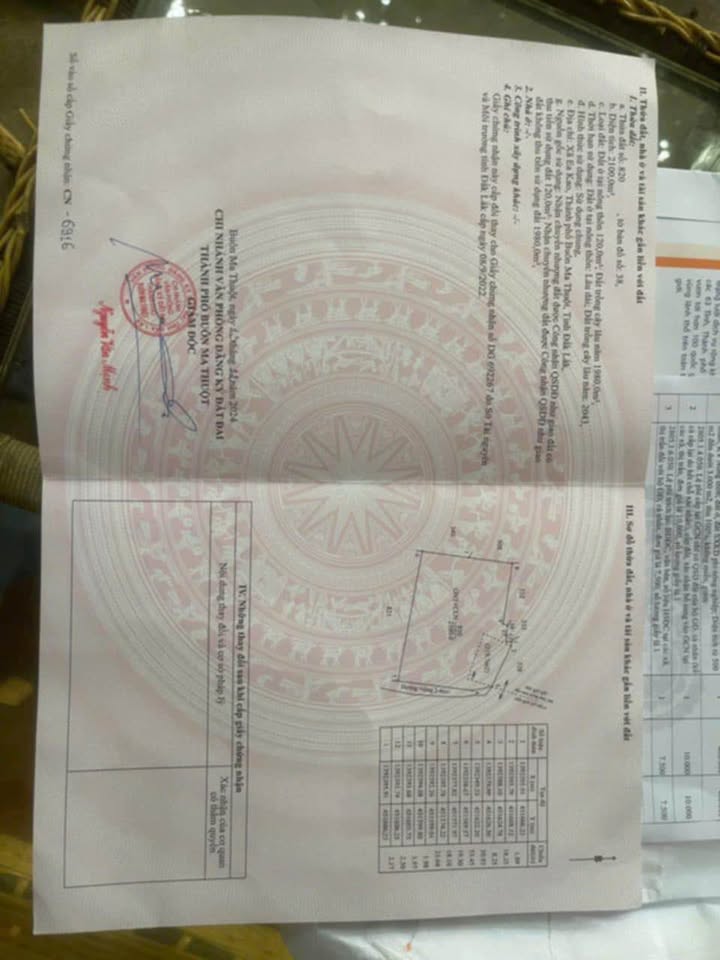 Đất nền Ea Tam Buôn Ma Thuột 2100m² 3 tỷ - Sổ đỏ chính chủ