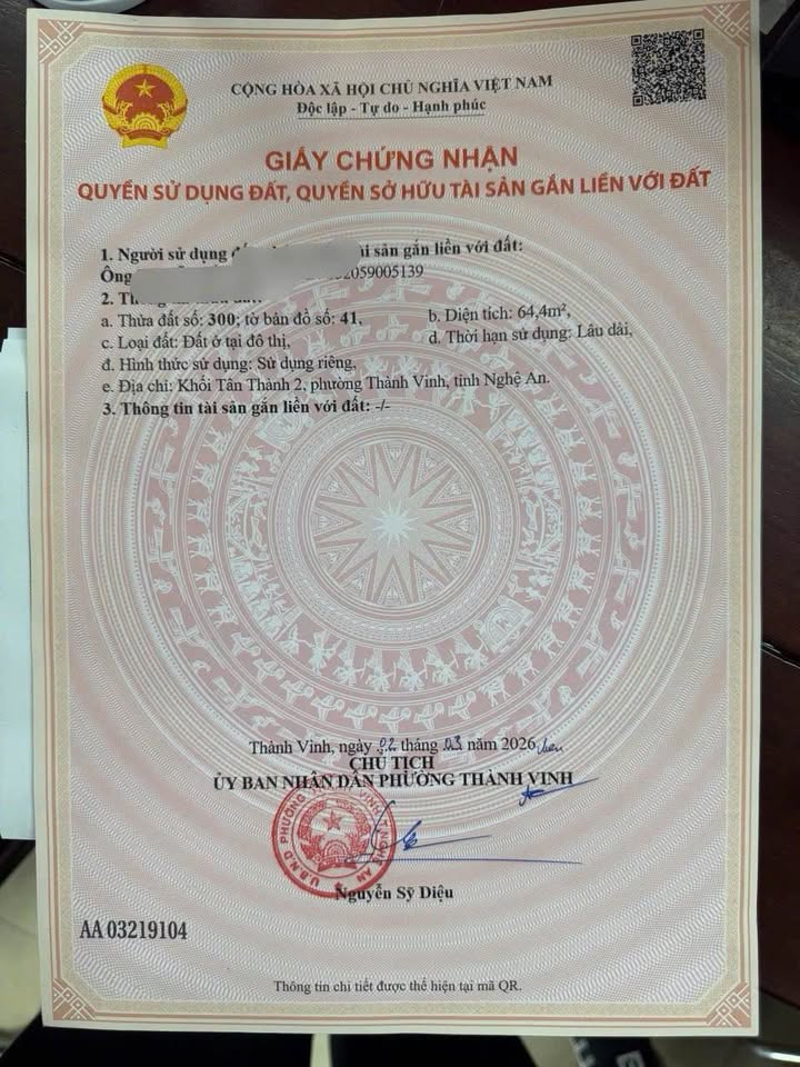 Nhà Đặng Tất Vinh 64m² 5,05 tỷ - Chính chủ bán gấp