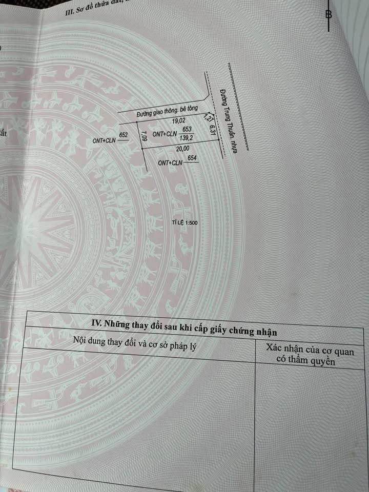 Đất nền Trung Thuần Lộc Ninh 140m² - Sổ đỏ chính chủ