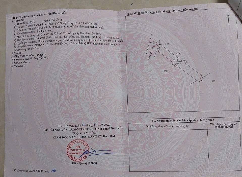 Đất nền Chùa Hang 194m² dưới 0.9 tỷ - Sổ đỏ chính chủ