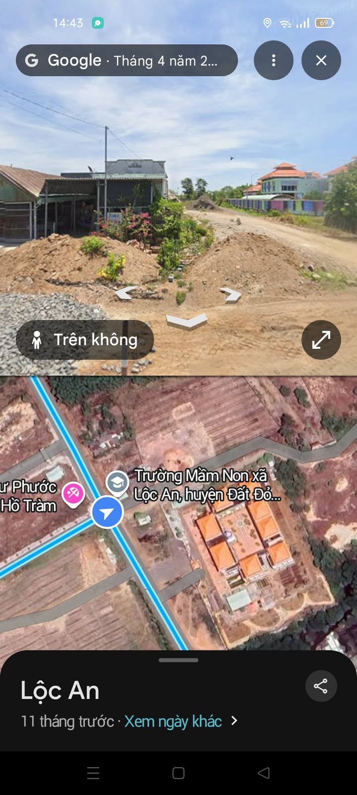 Đất nền Xã Láng Dài, Long Đất 2.592m² - Sổ đỏ chính chủ