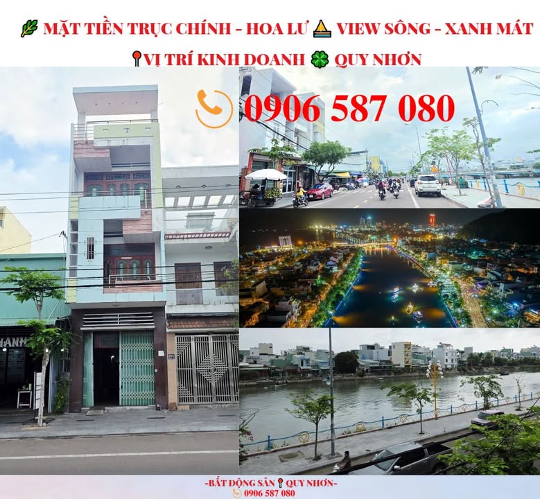 Nhà mặt tiền Hoa Lư Quy Nhơn 89m² 7 tỷ - Mặt tiền kinh doanh