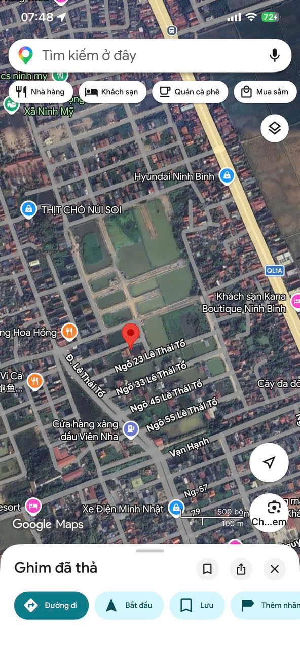 Đất nền Hoa Lư, Phường Ninh Khánh 99m² - Sổ đỏ chính chủ