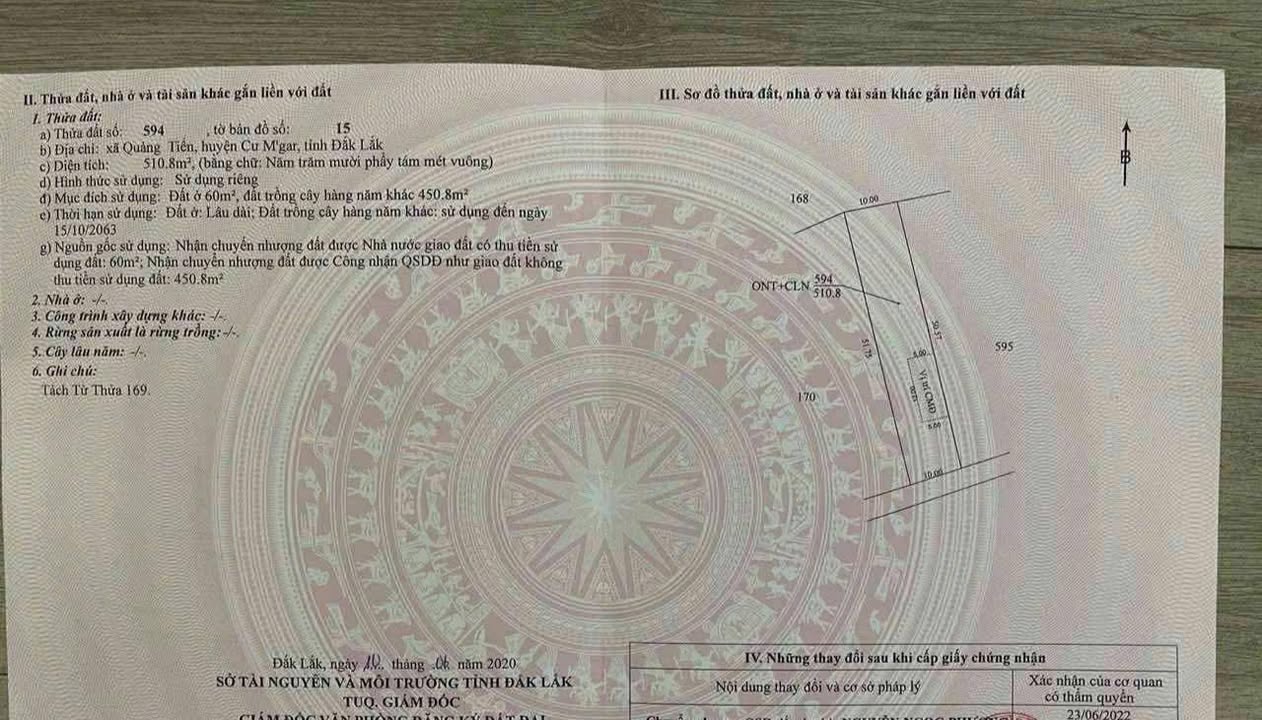 Đất nền Củ Chi 500m² 1.1 tỷ - Sổ đỏ chính chủ