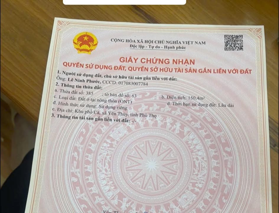 Đất nền Hàng Trạm 150m² giá 5xx triệu - Sổ đỏ chính chủ