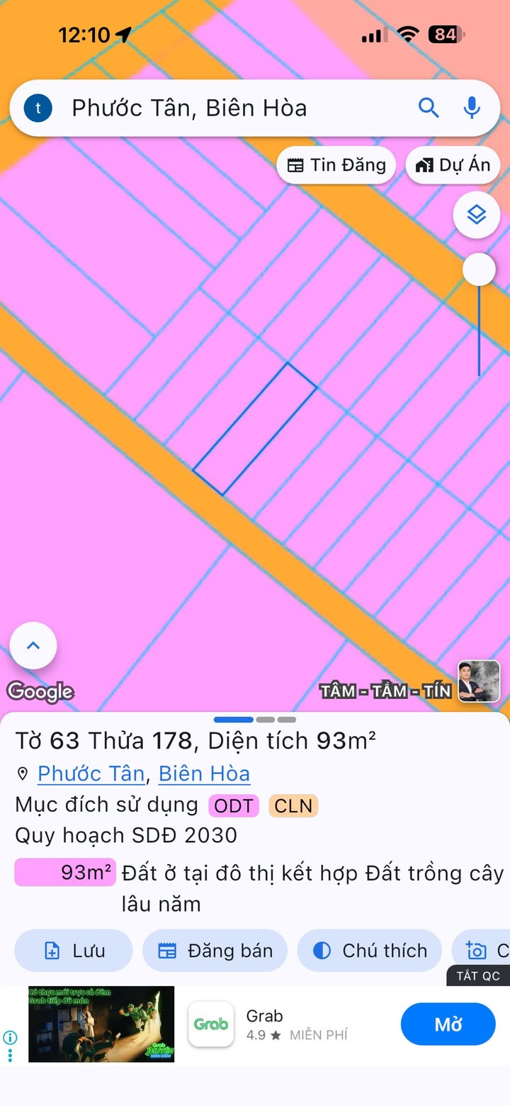 Đất Phước Tân Biên Hòa 92m² 1.4 tỷ - Xây dựng tự do