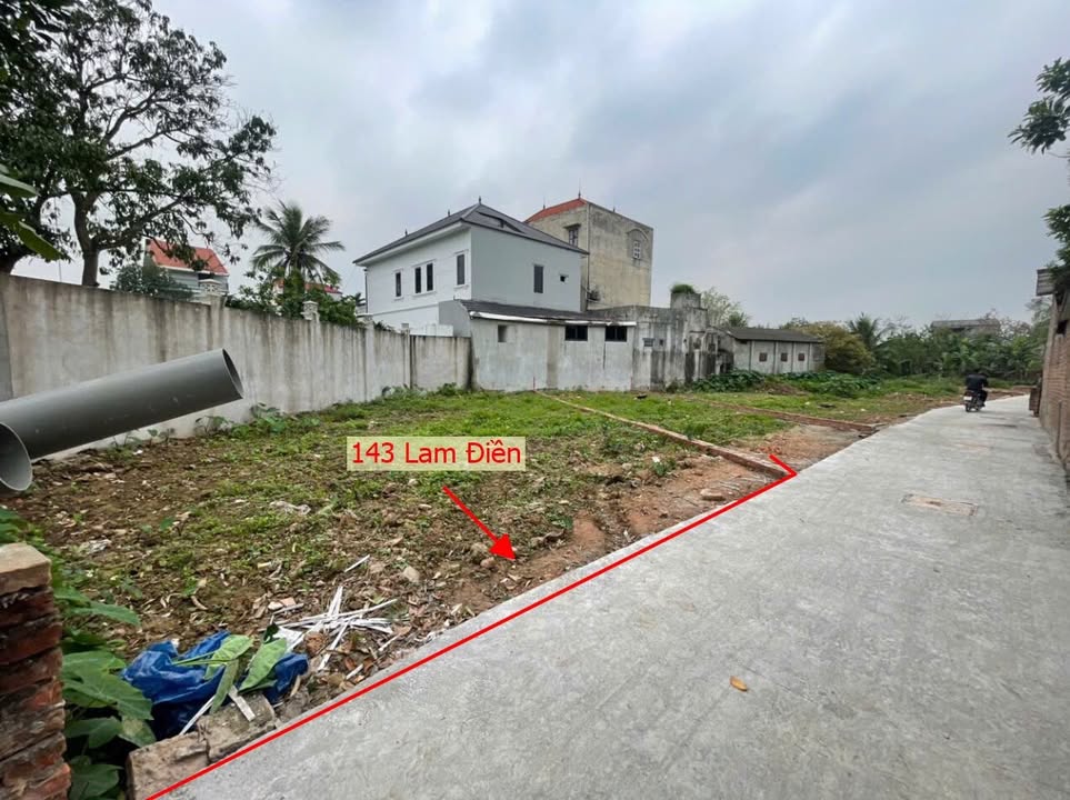 Đất nền Lam Điền Chương Mỹ 143m² 2 tỷ - Sổ đỏ