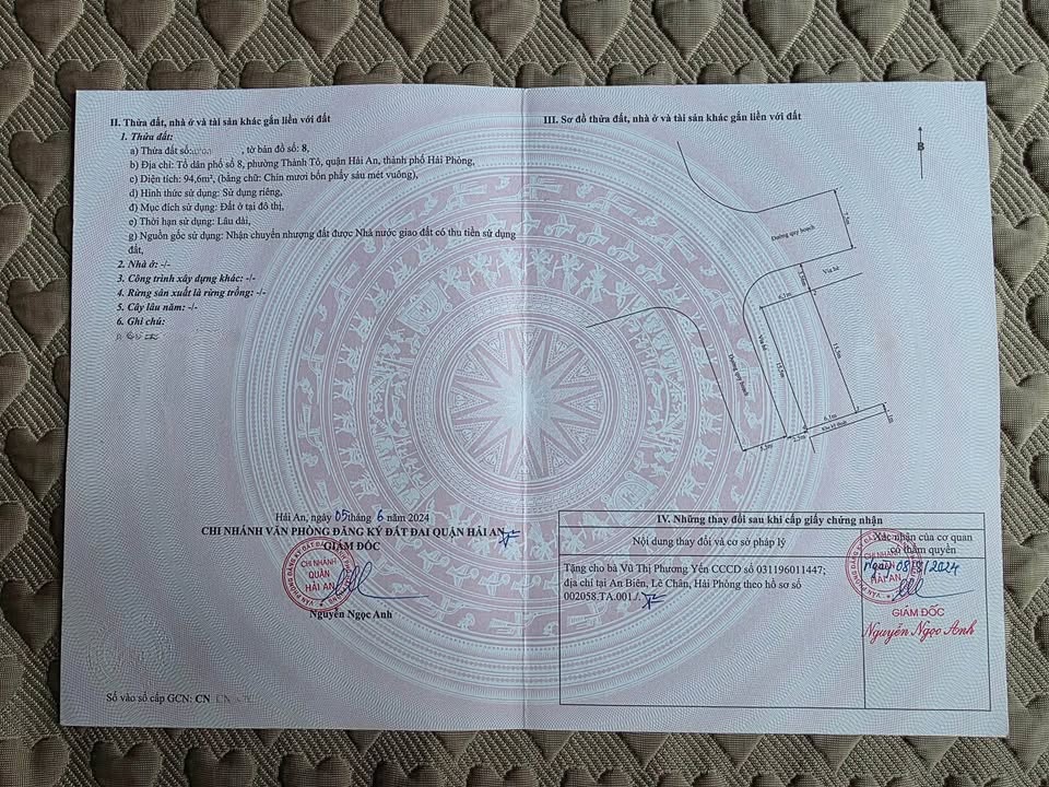 Đất nền TĐC Đằng Lâm Hải An 100m² 7 tỷ - Sổ đỏ chính chủ