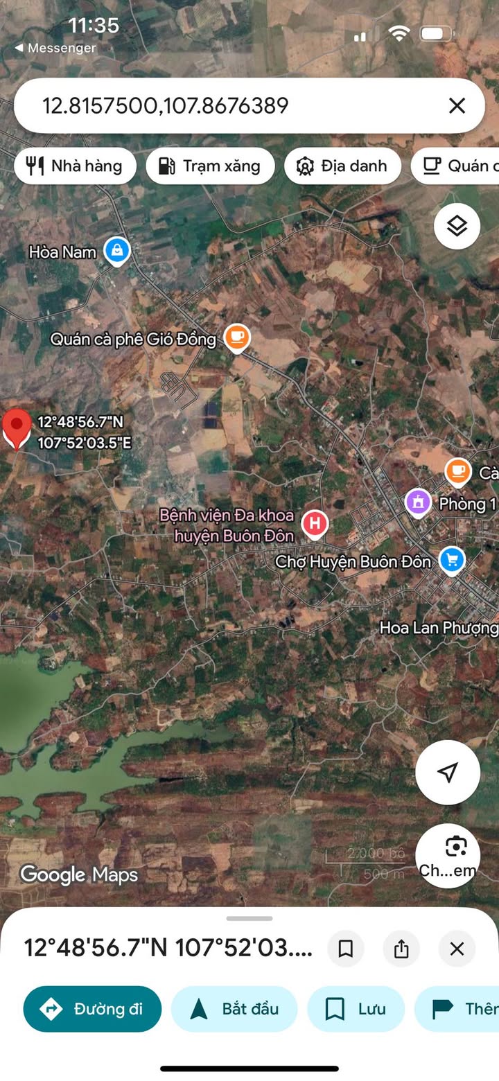 Đất nền Ea Wer Buôn Đôn 1,2ha 600 triệu - Sổ đỏ chính chủ