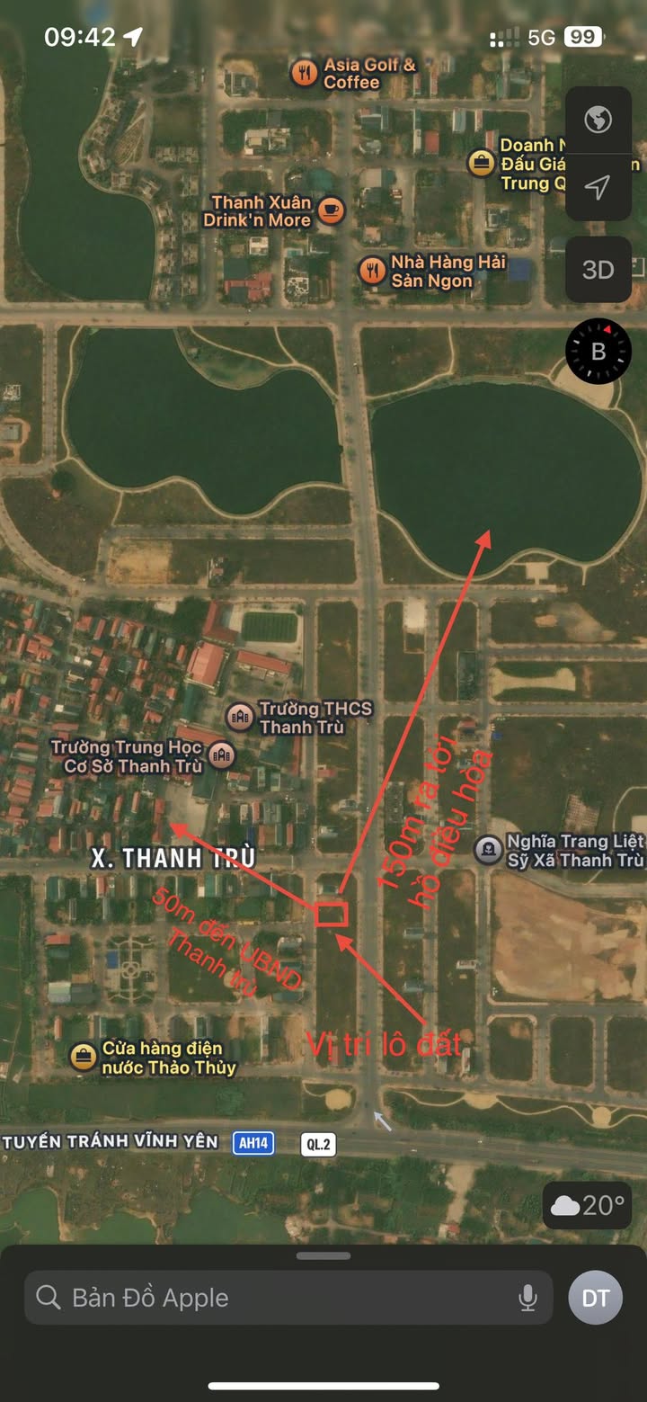 Đất nền Nam Vĩnh Yên 108m² 432 triệu - Sổ đỏ chính chủ