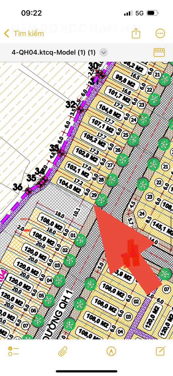 Đất nền TDC Nam Hải Hoàng Mai 104.5m² 1.3xx tỷ - Sổ đỏ