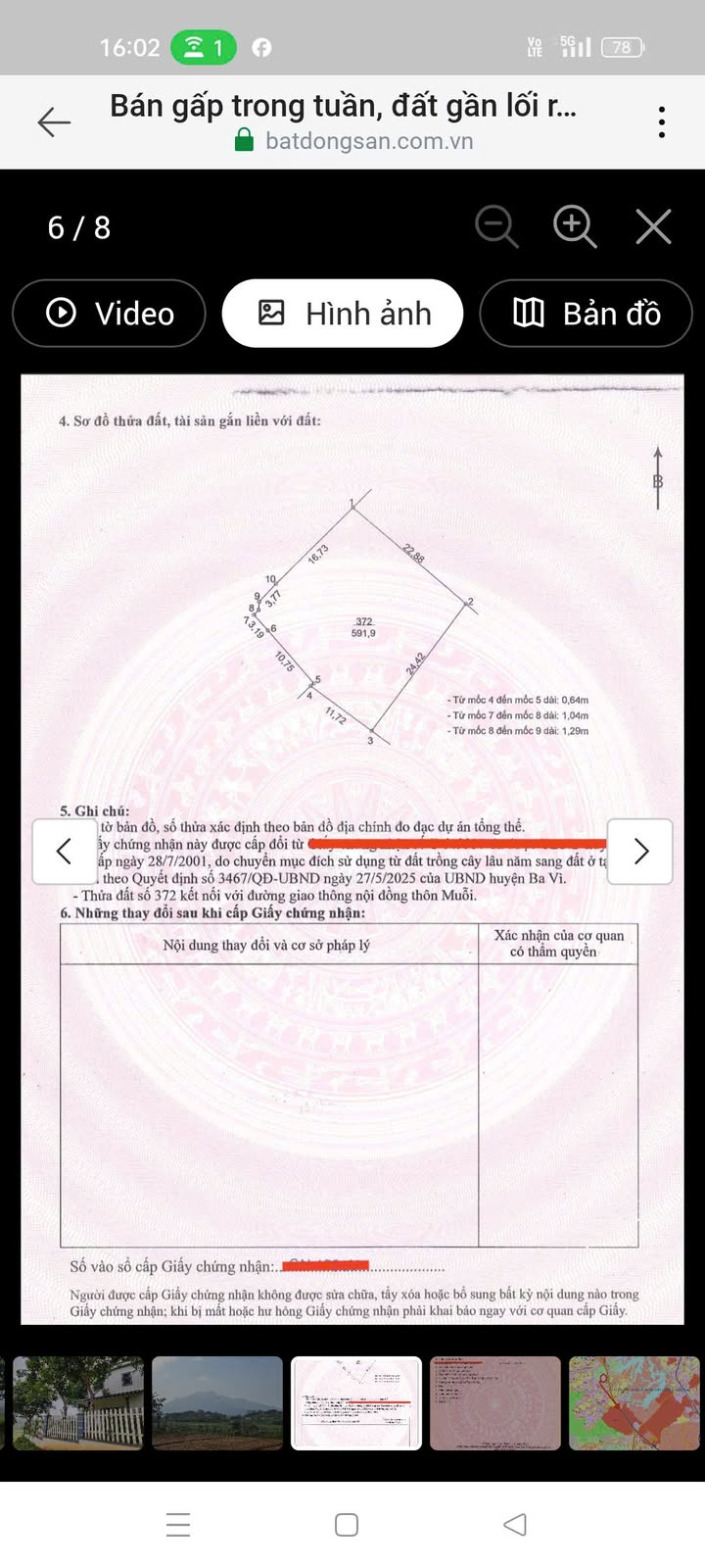 Đất nền Yên Bài Ba Vì 592m² - Sổ đỏ chính chủ