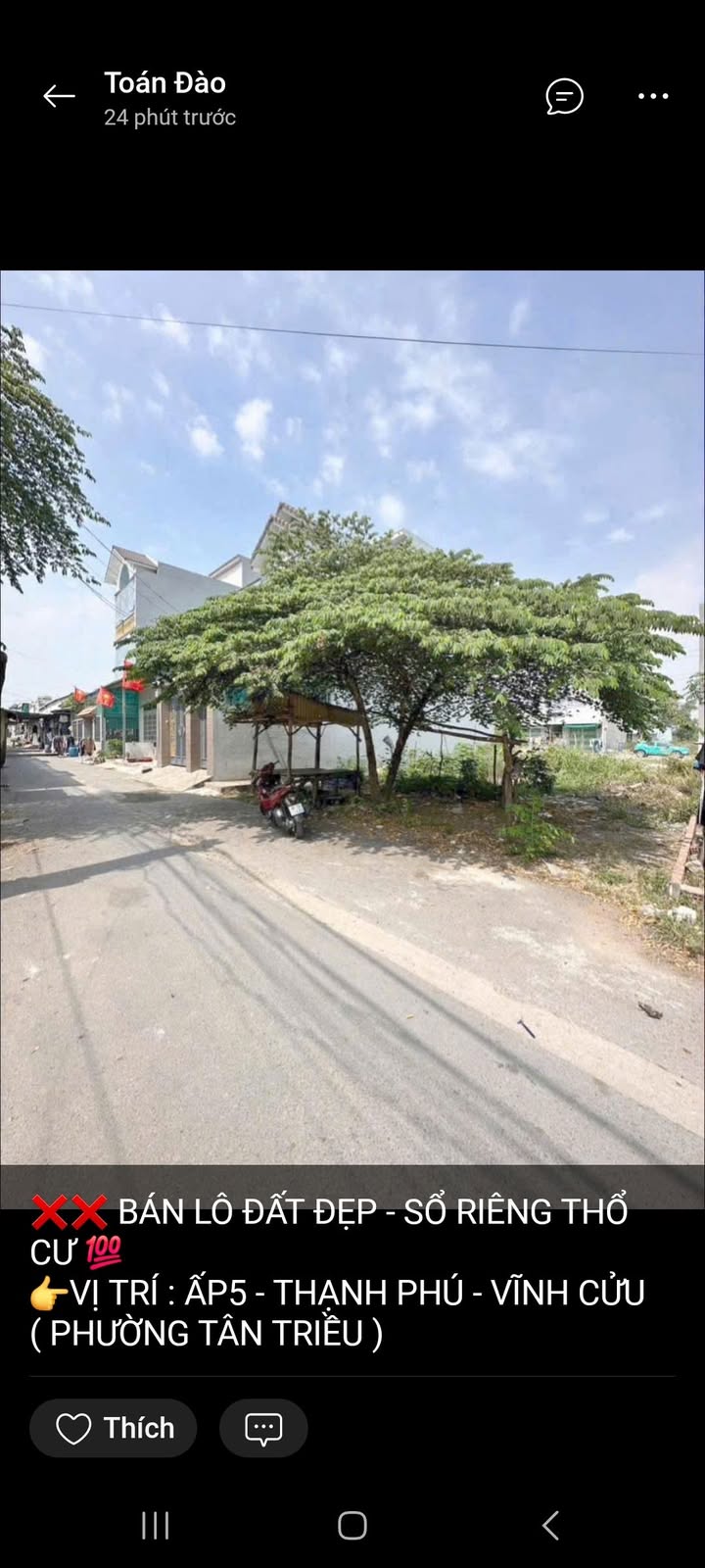 Đất thổ cư Tân Phong 93m² 1.55 tỷ - Sổ đỏ chính chủ