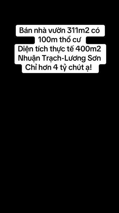 Đất Suối Sếu Hòa Bình 311m² 4.2 tỷ - Sổ đỏ chính chủ