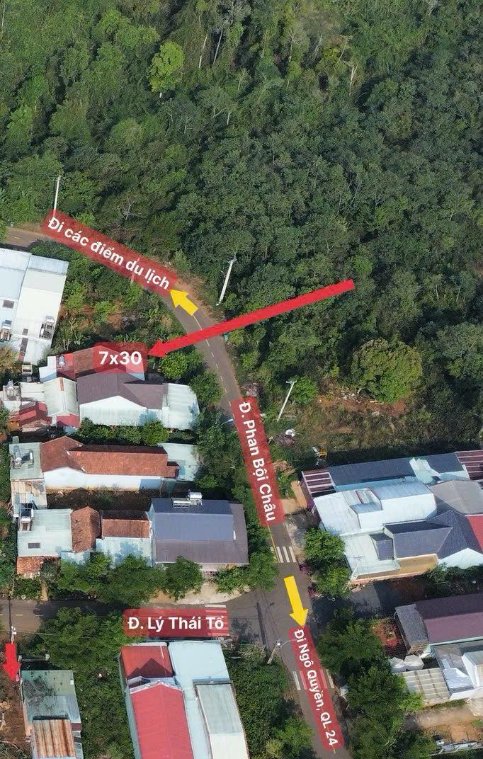 Đất nền Phan Bội Châu Măng Đen 210m² 6 tỷ - Sổ đỏ chính chủ