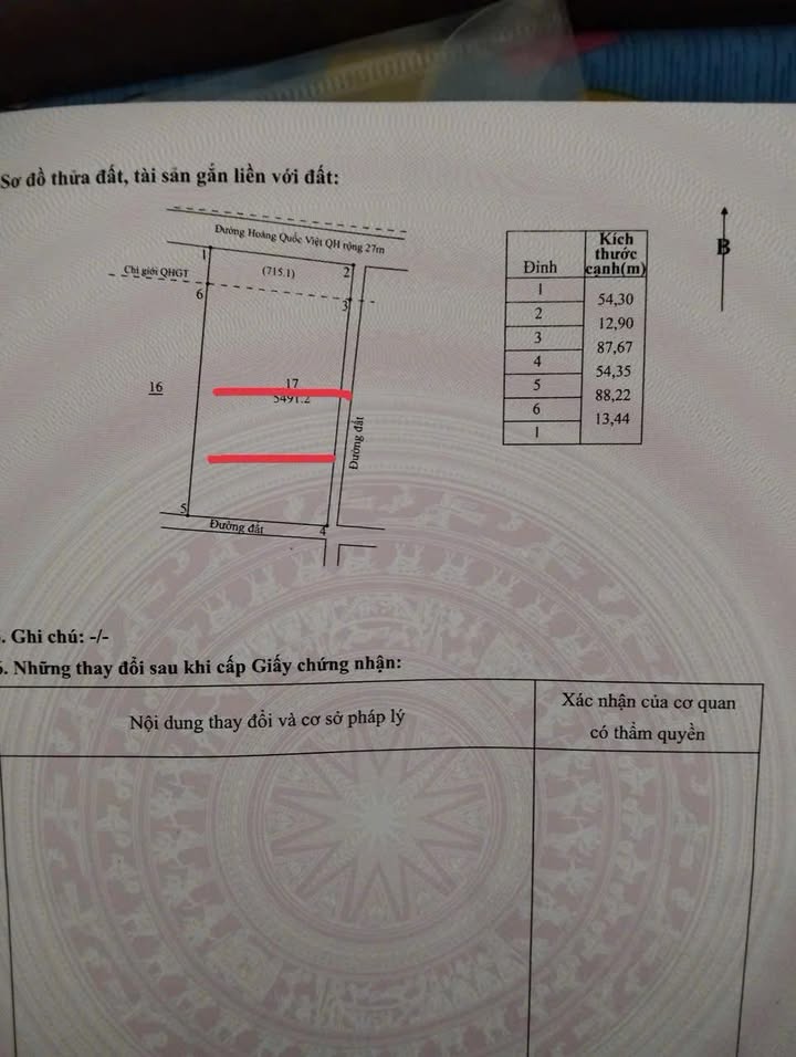 Đất nền Buôn Hồ Hoàng Quốc Việt 648m² 119,88 tỷ - Sổ đỏ chính chủ